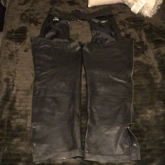 Harley Davidson Leather Chaps size XL - Picture 12 of 12